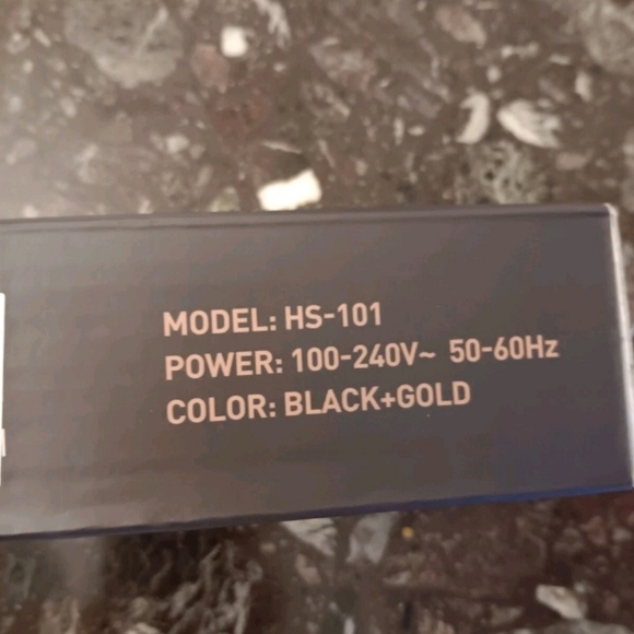 Black Gold Hair Straightener Brush NWB - Picture 4 of 5